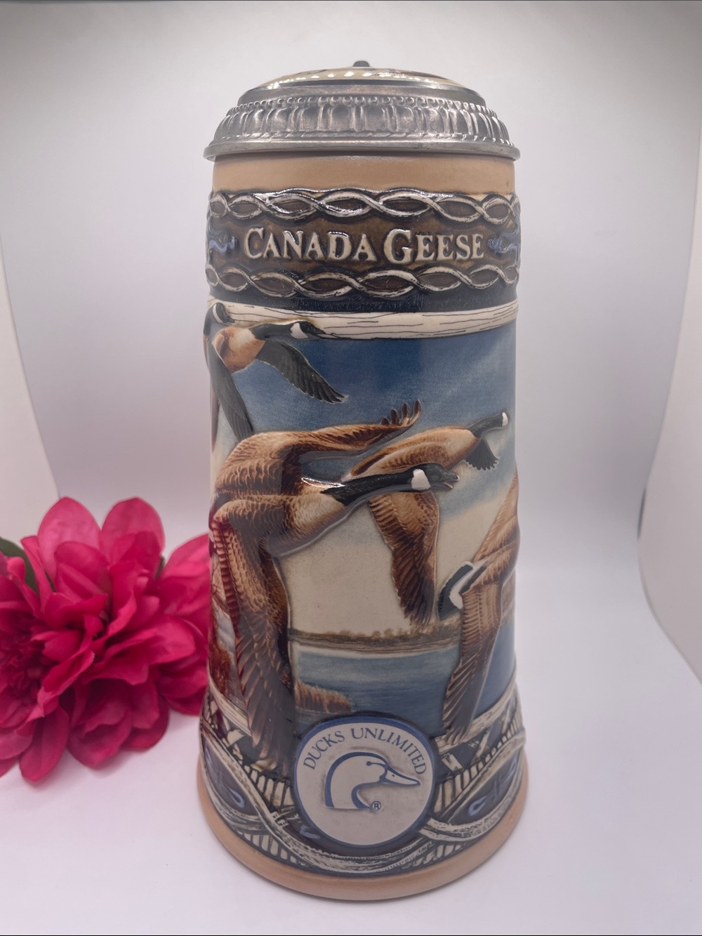 Ducks Unlimited “Canada Geese” Decorative Beer Stein 1991 Waterfowl Series